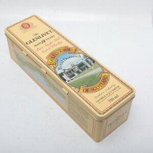 Vintage Glenlivet Scotch Whisky Tin Classic Golf Courses of Scotland Collectable
